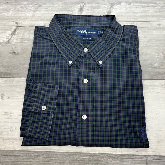 Polo by Ralph Lauren Shirts Polo Ralph Lauren Green Navy Plaid